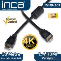 INCA IMHD-10T 1.4 V 3D Altın Uçlu HDMI Kablo 10 Metre